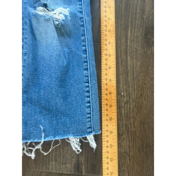 MOTHER HIGH WAISTED LOOKER ANKLE FRAY 26 - Picture 7 of 7